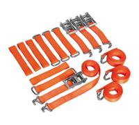 Sealey TDRWKIT Auto Treni Cricchetto Legante Lega / Acciaio Kit Ruote 4pc 50mm X