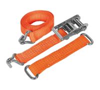 Sealey Auto Trasportatore Cricchetto Cinturino 50mm X 3M Acciaio Ruota - Singolo