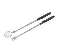 Sealey Telescopico Magnetico LED Raccoglitore Attrezzo & Ispezioni Specchio Set