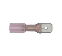 Sealey Termorestringenti a Pressione Terminale 6.3mm Uomo Rosso Confezione Di 25