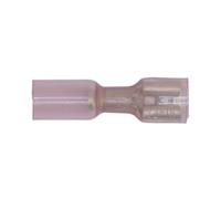 Sealey Termorestringenti a Pressione Terminale 6.4mm Femmina Rosso Confezione Di