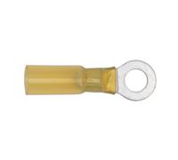 Termorestringenti Anello Terminale Ø6.4mm Giallo Confezione Di 25 - Sealey