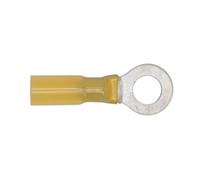 Sealey Termorestringenti Anello Terminale 8.4mm Giallo Confezione Di 25