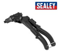 Sealey Testa Girevole Mano Rivettatrice 2in1 Dritto O Angolato - Pop Rivetto