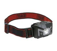 Sealey Testa Torcia 3W SMD & 2 LED Rosso 3 X AAA Cella Con Auto-Sensor HT03LED