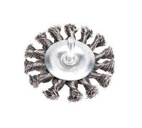 Sealey TKFBS75 Twist Nodo Filo Piatto Spazzola 75mm Con 6mm Albero