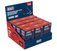 Sealey Torcia frontale da 5 W COB e LED da 3 W con sensore automatico, HT104R