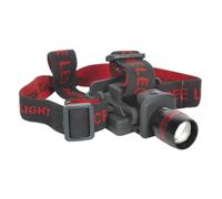Sealey Torcia Testa Cappello Regolabile 3W LED SMD Con Zoom 3 x AAA HT103LED