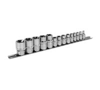 Sealey Torx Star Presa Set 14pc 0.6cm 1cm & 1.3cmSq Drive E4-E24 AK618