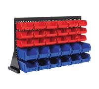 Bidone per Stoccaggio Sistema Bench Supporto 30 Bidoni - Sealey TPS1218 Nuovo