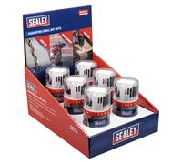Sealey Trapano Punta Set Combinazione Display Scatola Di 6 HSS Muratura & Legno