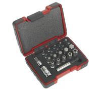 Set Di Bit Sealey AK6226 TRX-P E Sicurezza TRX-TS 23 Pezzi 1/4" E 3/8" Sq Drive