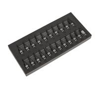 Sealey Trx-A / Esagonale/Spline Set Punte Chiave 22pc 1cmSq Nero Serie
