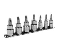 Sealey Trx-Star Presa Set Punte Lock-On™ 7pc 0.6cm & 1cmSq Drive AK62262