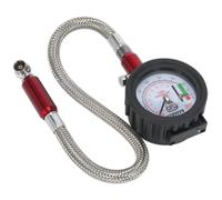 Sealey TSTPDG02 Pneumatico Manometro Con Battistrada Profondimetro - Tubo Flexi