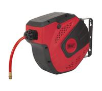 Sealey Tubo Aria Rocchetto Auto Riavvolgimento Controllo 10Metre 8mm Id PU SA821