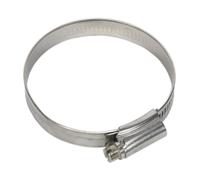 Tubo Clip Acciaio Inox Ø55-64mm Confezione Di 10 - Sealey SHCSS2X Nuovo