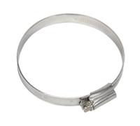 Tubo Clip Acciaio Inox Ø70-89mm Confezione Di 5 - Sealey SHCSS3X Nuovo