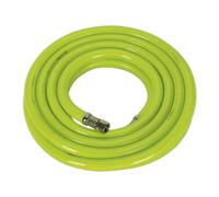 Sealey Tubo D'Aria Alta Visibilità 5M X 10Mm Con Unioni 1/4"BSP AHFC538