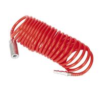 Sealey Tubo D'Aria Coiled PE 5M X 5Mm Con Raccordi A Rilascio Rapido SA305