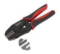 Sealey Utensile Per Crimpatura A Cricchetto Con Morsetti Intercambiabili AK3857