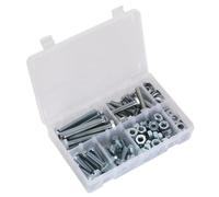 Sealey Vite di Arresto, Dado & Rondella Assortimento 150pc Alta Resistenza M10