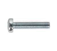 Sealey Vite Macchina M5 X 25Mm Testa Piatta Pozi Zincata Confezione Da 50 MSP525