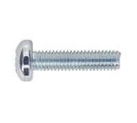 Sealey Vite Macchina M6 X 25Mm Testa Piatta Pozi Zincata Confezione Da 50 MSP625