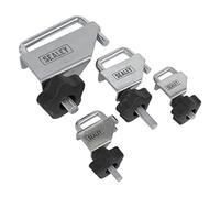 Sealey Set morsetti per tubi VS0301 – 4 pezzi per freni e carburante, acciaio