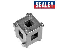 Sealey VS039 Freno Pistone Cubo Pinza Strumento Nuovo Vento 1cm Portata Quadrata