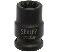 Sealey Pinza Freno Presa 1.3cmSq Drive 15mm 10-Point VS0990