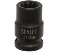 Sealey VS0990 Pinza Freno Presa 1.3cmSq Drive 15mm 10-Point