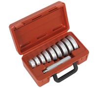 Sealey VS703 Driver di Corsa e Guarnizione Cuscinetto Set 10pc - Alluminio