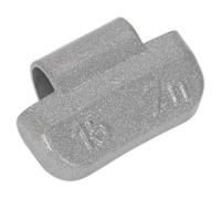 Sealey Ruota Peso 15g Fissare a Martello Rivestito IN Plastica Zinco per Lega 1