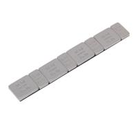 Ruota Peso 5 & 10g Adesivo Zincato Plastica Rivestito Striscia Di 8 (4 X Ogni We