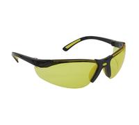 Sealey Zante Stile Ambra Lente Occhiali di Sicurezza Con Flexi Bracci 9215