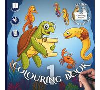Sealife on Adventures - Colouring Book 1 - Simple Line-Art Style: 50 Sea Friends Ready for Adventures for Adults and Kids