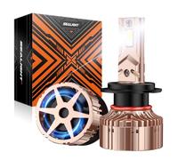 SEALIGHT 2025 Upgraded H7 LED, 33000LM 1:1 Size Design Super Bright H7 LED Lights, with Dual Silent Cooling Fan,5-Min Plug and Play, Pack of 2