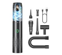 SEALIGHT Aspirabriciole Senza Fili Potente, 18000Pa 6 in 1 Aspirapolvere Auto Portatile,40 Minuti di Durata Della con Motore Brushless per Auto Casa Ufficio Peli di Domestici（Grigio Scuro