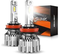 SEALIGHT H11 LED Bulbs H8 H9 22000LM 500% Brightness, 1:1 Size Replaces Halogen Lamps, Plug-and-Play Pack of 2
