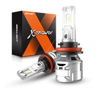 SEALIGHT Lampadine H11 LED H8 H9 Per Fari,18000lm 80W 6500K Lampadine per fari LED Auto Vehicle, 7 anni di durata della vita，Plug and Play Alogena Sostituzione - Confezione da 2