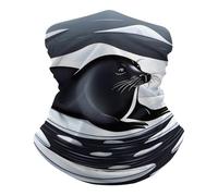 Seals On Ice 26X30Cm Lavabile Scaldacollo Traspirante Sciarpa al Collo per Campeggio Estivo Bambini