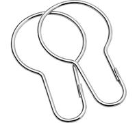 Sealskin Anelli per tenda da doccia, Metallo, Multicolore, 3 x 4 x 7.5 cm