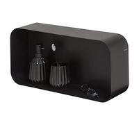 Sealskin Brix Cubo da Parete, Grande, Metallo, Nero, 50 x 24 x 12 cm