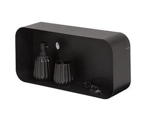 Sealskin Brix Cubo da Parete, Grande, Metallo, Nero, 50 x 24 x 12 cm