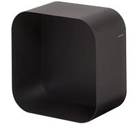 Sealskin Brix Cubo da Parete, Piccolo, Metallo, Nero, 24 x 24 x 12 cm