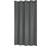 SEALSKIN Coloris Tenda da Doccia, Poliestere, Grigio, 180 x 200 cm