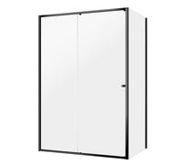 Sealskin Contour box doccia 120x90 cm rettangolare nero opaca/vetro trasparente CD101296195100