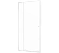 Sealskin Contour porta doccia 100 cm a battente bianco opaca/vetro trasparente CD201006025100
