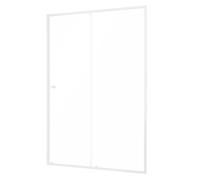 Sealskin Contour porta doccia 140 cm scorrevole bianco opaca/vetro trasparente CD121406025100